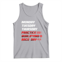 Monday Tuesday Thursday Practice Qualifying Race Day Tank Top - Wonder Print Shop