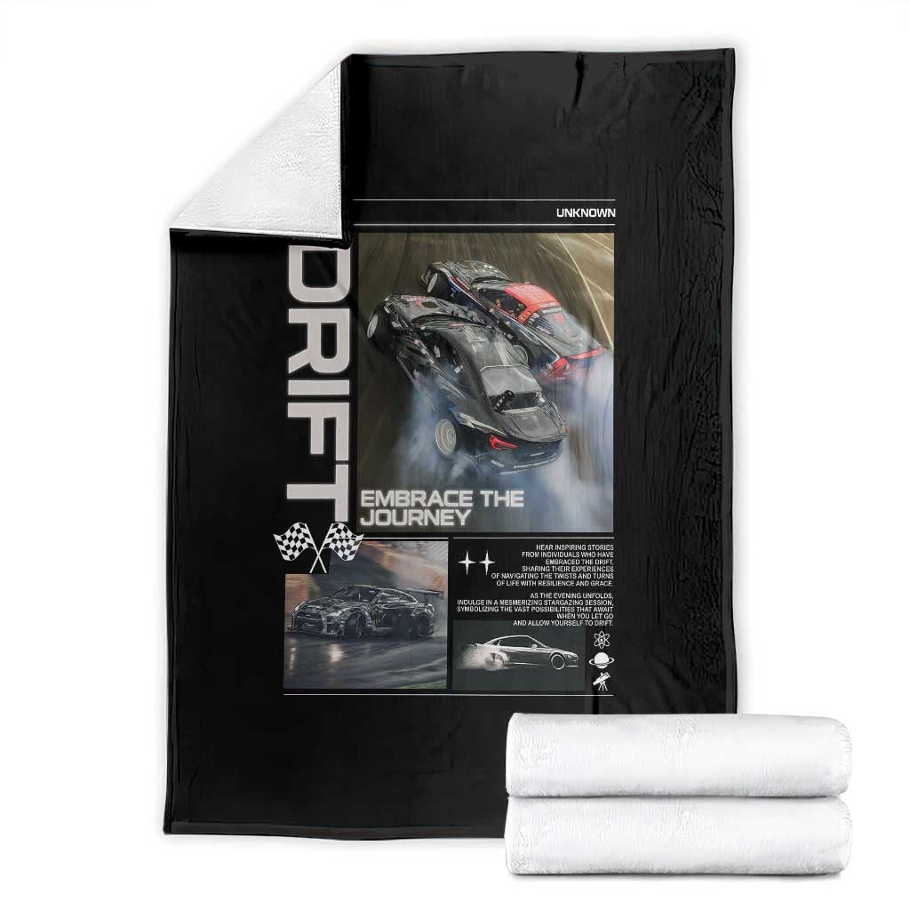 Vintage Japanese Drift Race Car Throw Blanket Cool Retro Vintage JDM Tokyo Japan Drifting - Wonder Print Shop