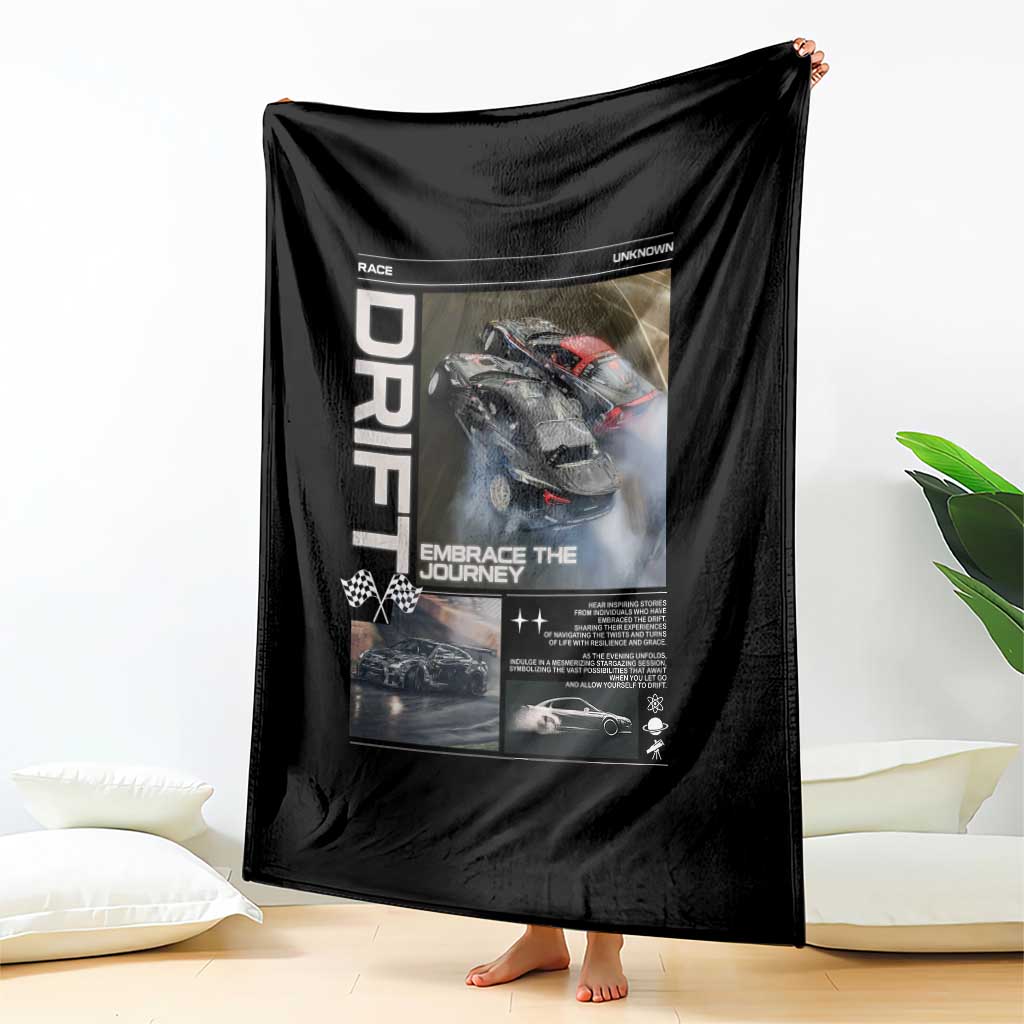 Vintage Japanese Drift Race Car Throw Blanket Cool Retro Vintage JDM Tokyo Japan Drifting - Wonder Print Shop