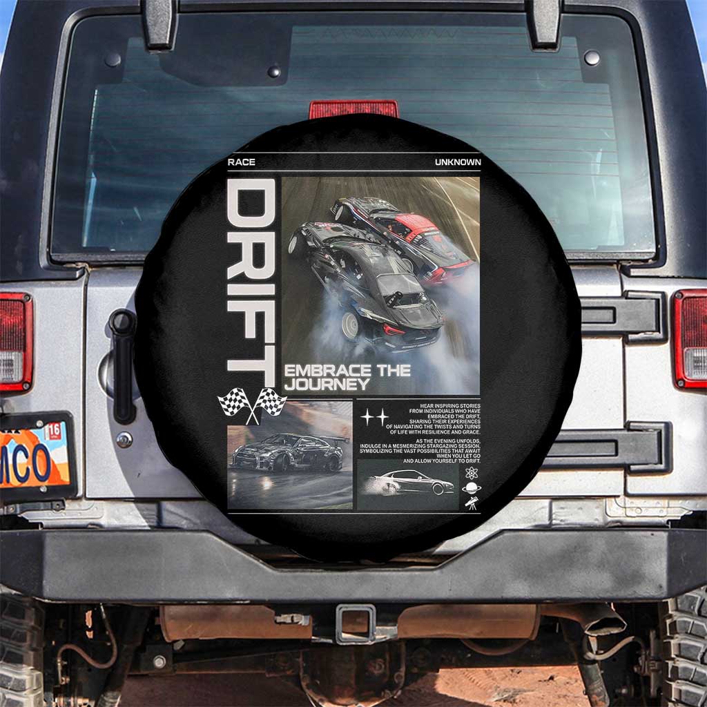 Vintage Japanese Drift Race Car Spare Tire Cover Cool Retro Vintage JDM Tokyo Japan Drifting - Wonder Print Shop