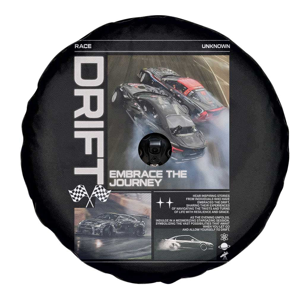 Vintage Japanese Drift Race Car Spare Tire Cover Cool Retro Vintage JDM Tokyo Japan Drifting - Wonder Print Shop