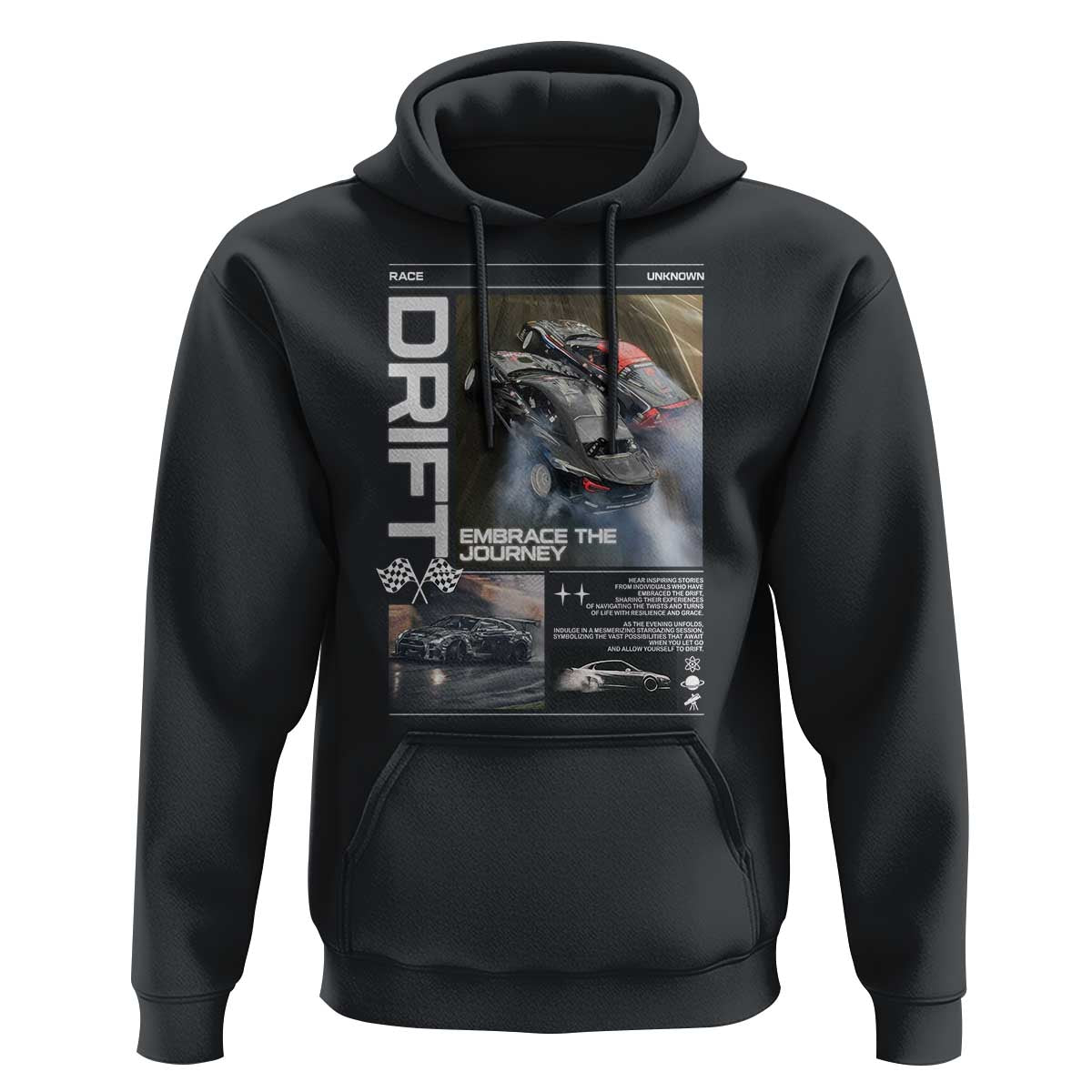 Vintage Japanese Drift Race Car Hoodie Cool Retro Vintage JDM Tokyo Japan Drifting - Wonder Print Shop