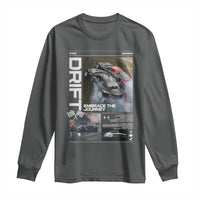 Vintage Japanese Drift Race Car Long Sleeve Shirt Cool Retro Vintage JDM Tokyo Japan Drifting - Wonder Print Shop