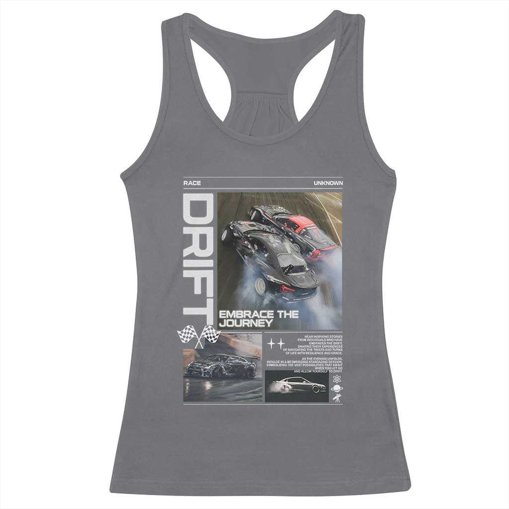 Vintage Japanese Drift Race Car Racerback Tank Top Cool Retro Vintage JDM Tokyo Japan Drifting - Wonder Print Shop