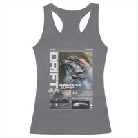Vintage Japanese Drift Race Car Racerback Tank Top Cool Retro Vintage JDM Tokyo Japan Drifting - Wonder Print Shop