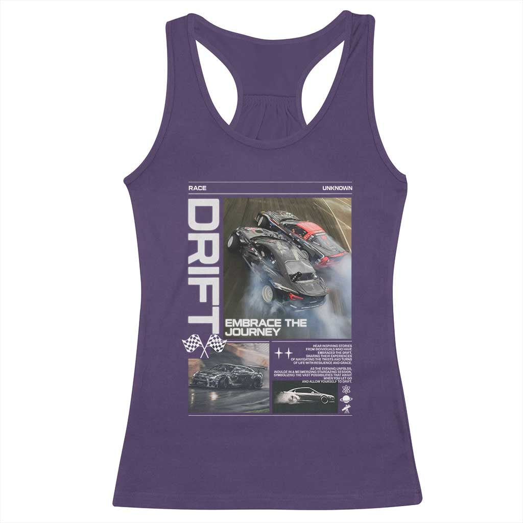 Vintage Japanese Drift Race Car Racerback Tank Top Cool Retro Vintage JDM Tokyo Japan Drifting - Wonder Print Shop
