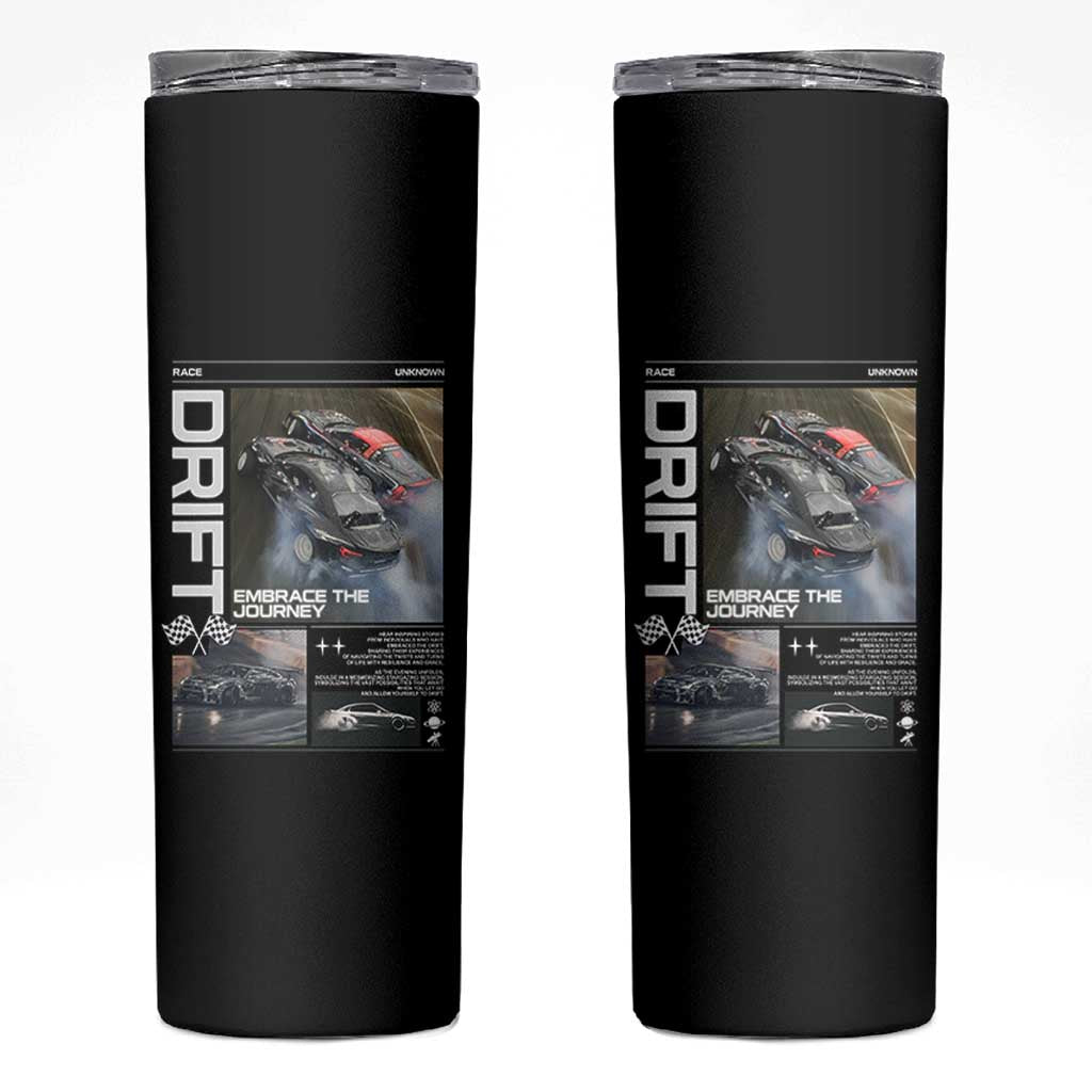 Vintage Japanese Drift Race Car Skinny Tumbler Cool Retro Vintage JDM Tokyo Japan Drifting - Wonder Print Shop