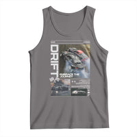 Vintage Japanese Drift Race Car Tank Top Cool Retro Vintage JDM Tokyo Japan Drifting - Wonder Print Shop