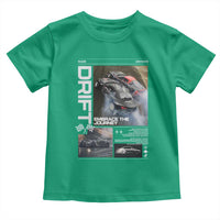 Vintage Japanese Drift Race Car Toddler T Shirt Cool Retro Vintage JDM Tokyo Japan Drifting - Wonder Print Shop