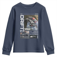 Vintage Japanese Drift Race Car Youth Sweatshirt Cool Retro Vintage JDM Tokyo Japan Drifting - Wonder Print Shop