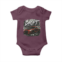Vintage Japanese Drift Race Car Baby Onesie Retro Vintage JDM Tokyo Japan Drifting - Wonder Print Shop