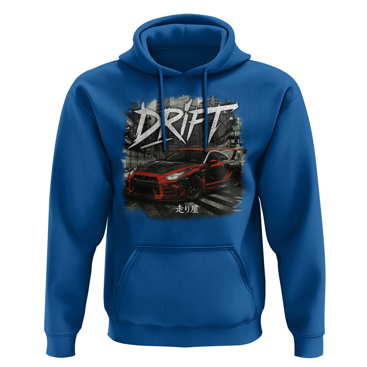 Vintage Japanese Drift Race Car Hoodie Retro Vintage JDM Tokyo Japan Drifting - Wonder Print Shop