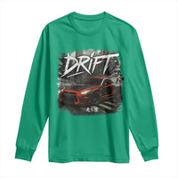 Vintage Japanese Drift Race Car Long Sleeve Shirt Retro Vintage JDM Tokyo Japan Drifting - Wonder Print Shop