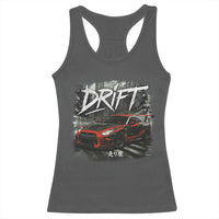 Vintage Japanese Drift Race Car Racerback Tank Top Retro Vintage JDM Tokyo Japan Drifting - Wonder Print Shop