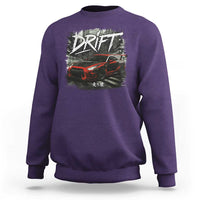 Vintage Japanese Drift Race Car Sweatshirt Retro Vintage JDM Tokyo Japan Drifting - Wonder Print Shop