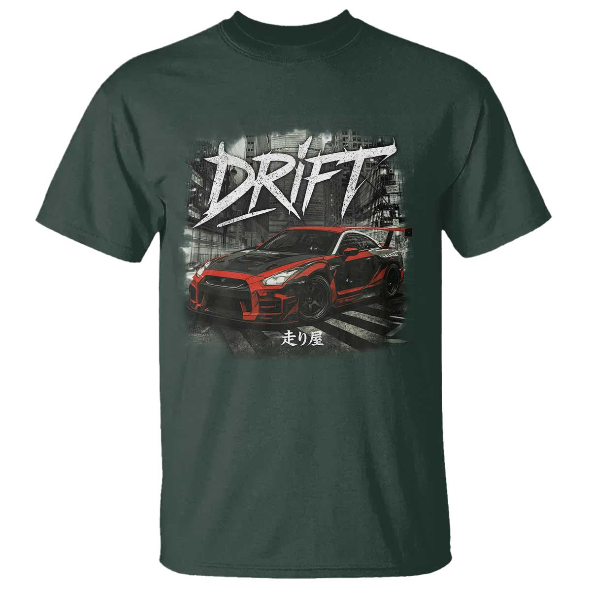Vintage Japanese Drift Race Car T Shirt Retro Vintage JDM Tokyo Japan Drifting - Wonder Print Shop