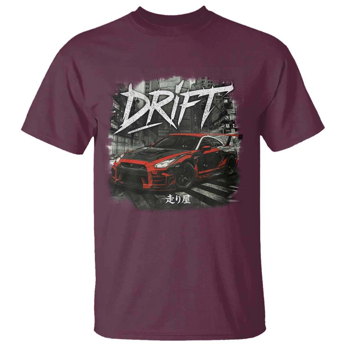 Vintage Japanese Drift Race Car T Shirt Retro Vintage JDM Tokyo Japan Drifting - Wonder Print Shop