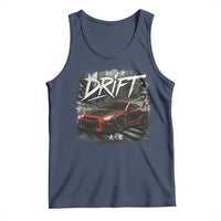 Vintage Japanese Drift Race Car Tank Top Retro Vintage JDM Tokyo Japan Drifting - Wonder Print Shop