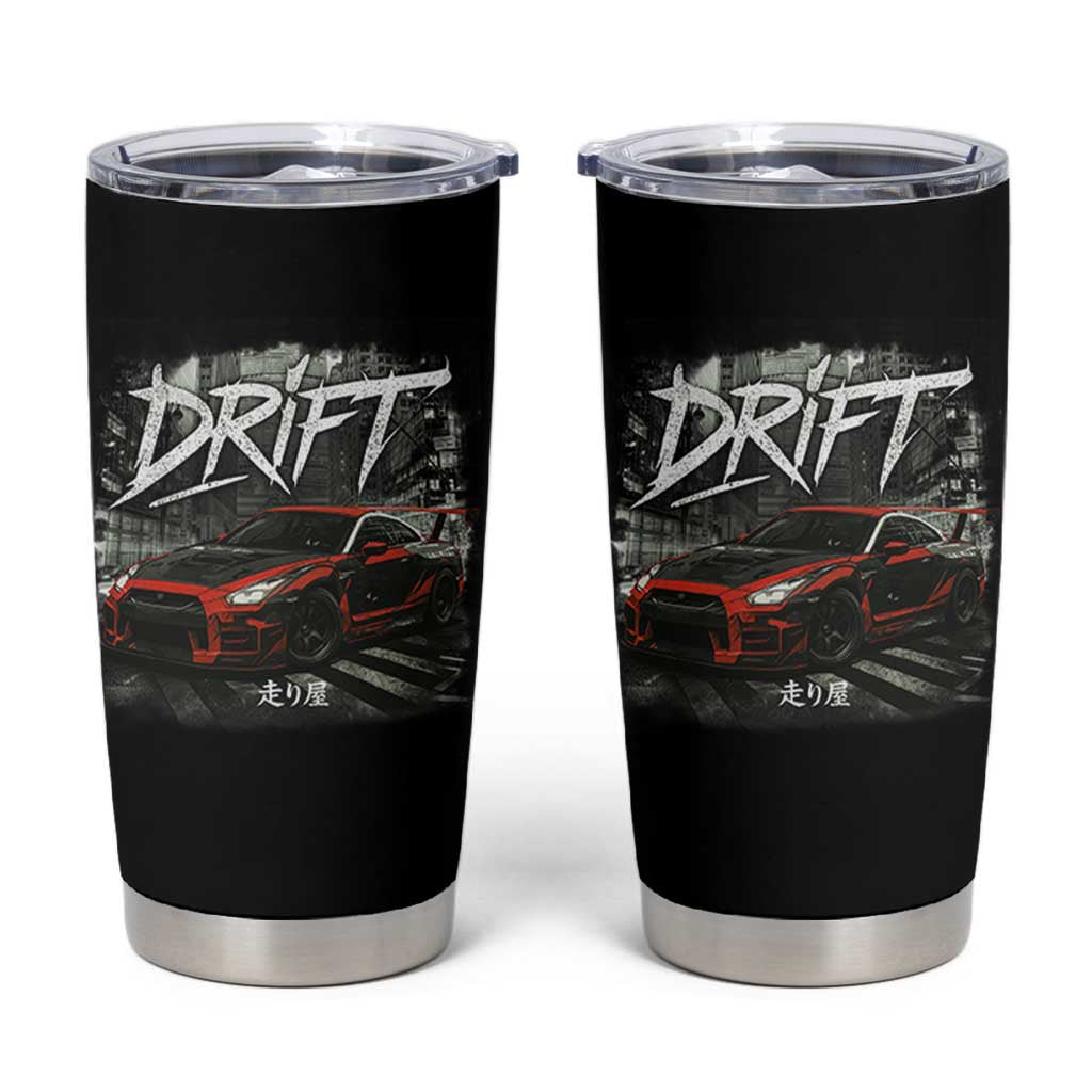 Vintage Japanese Drift Race Car Tumbler Cup Retro Vintage JDM Tokyo Japan Drifting - Wonder Print Shop