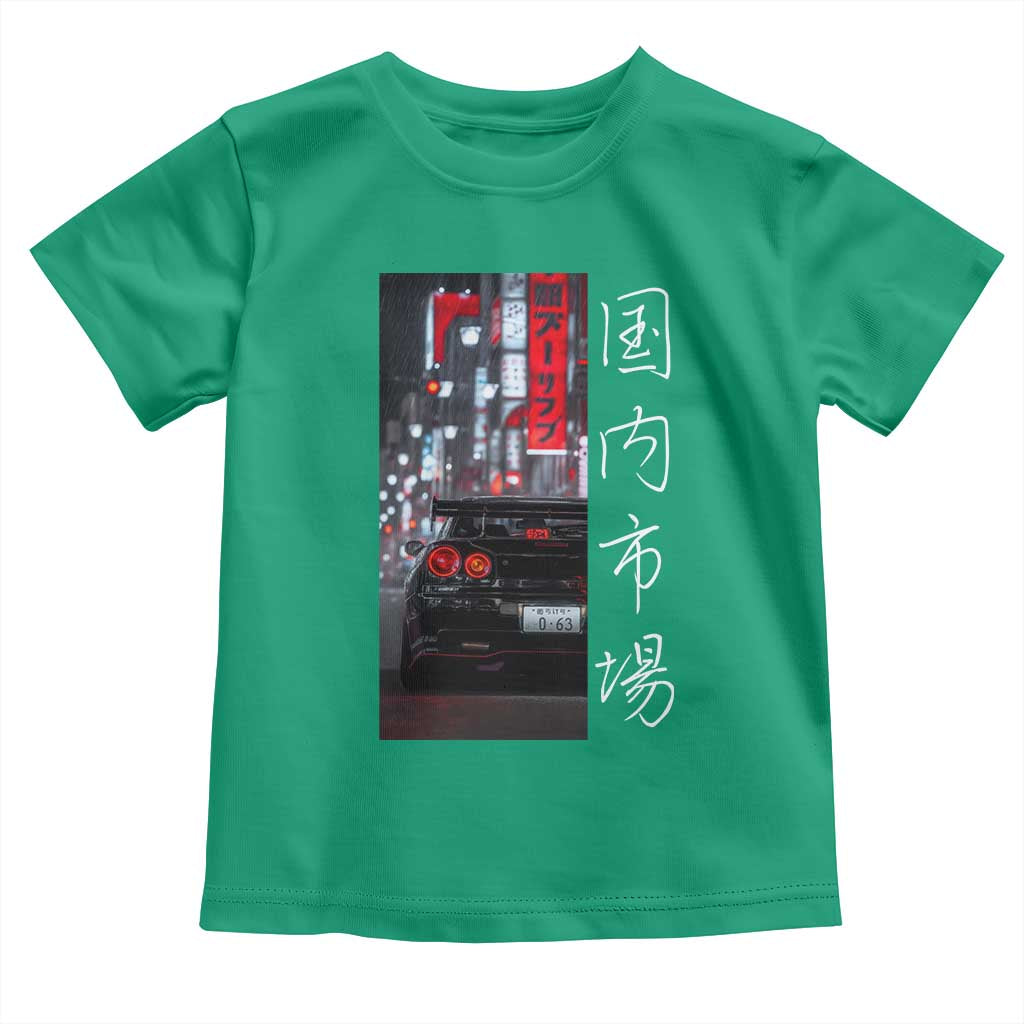 Distress JDM Drift Car Toddler T Shirt Distress Japanese Automotive Tuning Car - Wonder Print Shop