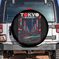 Distress JDM Tokyo Japan Drift Race Car Spare Tire Cover Retro Vintage Japanese Graphic - Wonder Print Shop