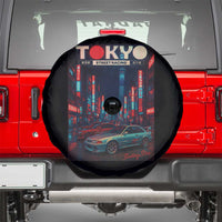 Distress JDM Tokyo Japan Drift Race Car Spare Tire Cover Retro Vintage Japanese Graphic - Wonder Print Shop