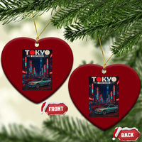 Distress JDM Tokyo Japan Drift Race Car Ceramic Ornament Retro Vintage Japanese Graphic - Wonder Print Shop