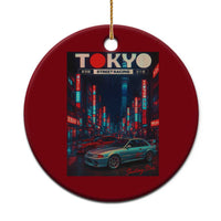 Distress JDM Tokyo Japan Drift Race Car Ceramic Ornament Retro Vintage Japanese Graphic - Wonder Print Shop