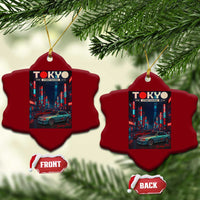 Distress JDM Tokyo Japan Drift Race Car Ceramic Ornament Retro Vintage Japanese Graphic - Wonder Print Shop