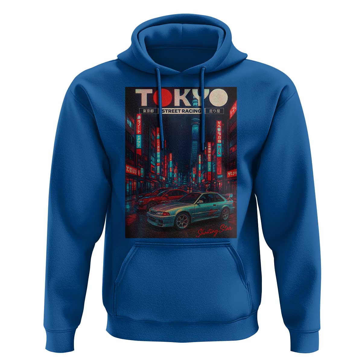 Distress JDM Tokyo Japan Drift Race Car Hoodie Retro Vintage Japanese Graphic - Wonder Print Shop