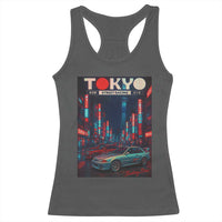 Distress JDM Tokyo Japan Drift Race Car Racerback Tank Top Retro Vintage Japanese Graphic - Wonder Print Shop