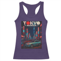 Distress JDM Tokyo Japan Drift Race Car Racerback Tank Top Retro Vintage Japanese Graphic - Wonder Print Shop