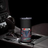 Distress JDM Tokyo Japan Drift Race Car Skinny Tumbler Retro Vintage Japanese Graphic - Wonder Print Shop