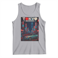 Distress JDM Tokyo Japan Drift Race Car Tank Top Retro Vintage Japanese Graphic - Wonder Print Shop
