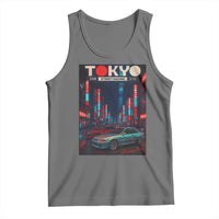 Distress JDM Tokyo Japan Drift Race Car Tank Top Retro Vintage Japanese Graphic - Wonder Print Shop