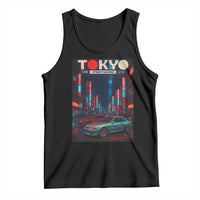 Distress JDM Tokyo Japan Drift Race Car Tank Top Retro Vintage Japanese Graphic - Wonder Print Shop