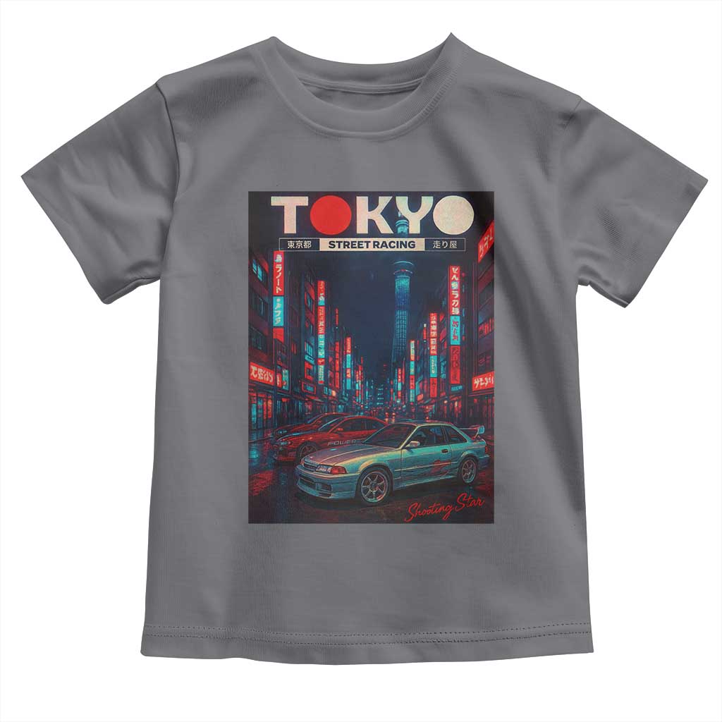 Distress JDM Tokyo Japan Drift Race Car Toddler T Shirt Retro Vintage Japanese Graphic - Wonder Print Shop