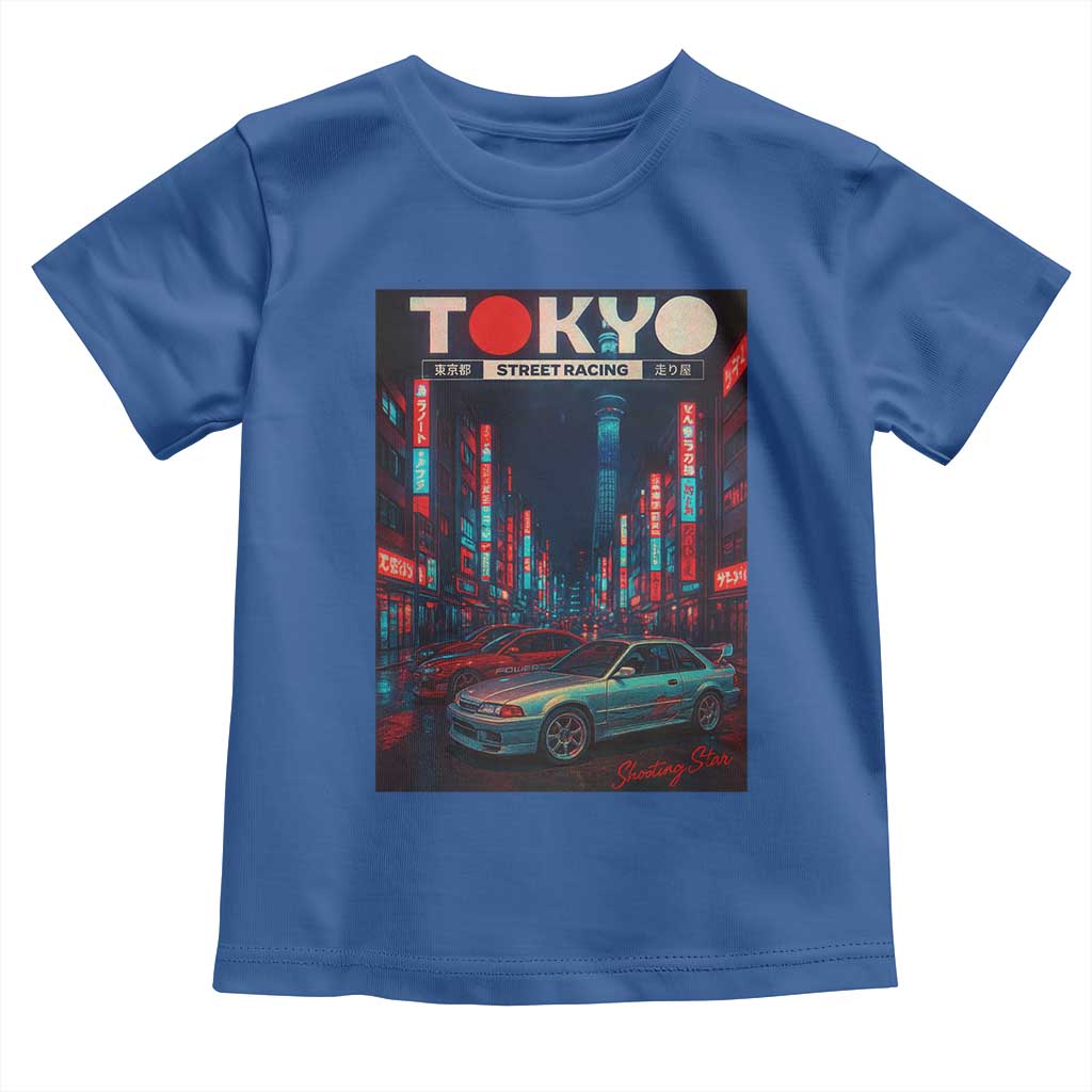 Distress JDM Tokyo Japan Drift Race Car Toddler T Shirt Retro Vintage Japanese Graphic - Wonder Print Shop