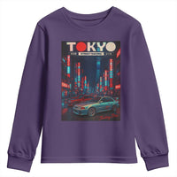 Distress JDM Tokyo Japan Drift Race Car Youth Sweatshirt Retro Vintage Japanese Graphic - Wonder Print Shop