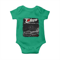 Retro JDM Drift Car Baby Onesie Japanese Tokyo Japan Drifting Race Car - Wonder Print Shop