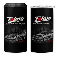 Retro JDM Drift Car 4 in 1 Can Cooler Tumbler Japanese Tokyo Japan Drifting Race Car - Wonder Print Shop