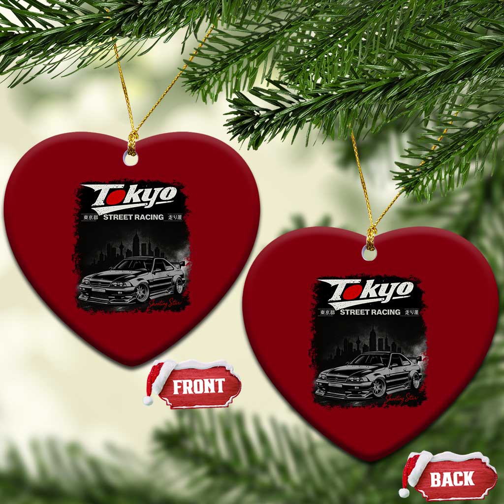 Retro JDM Drift Car Ceramic Ornament Japanese Tokyo Japan Drifting Race Car - Wonder Print Shop