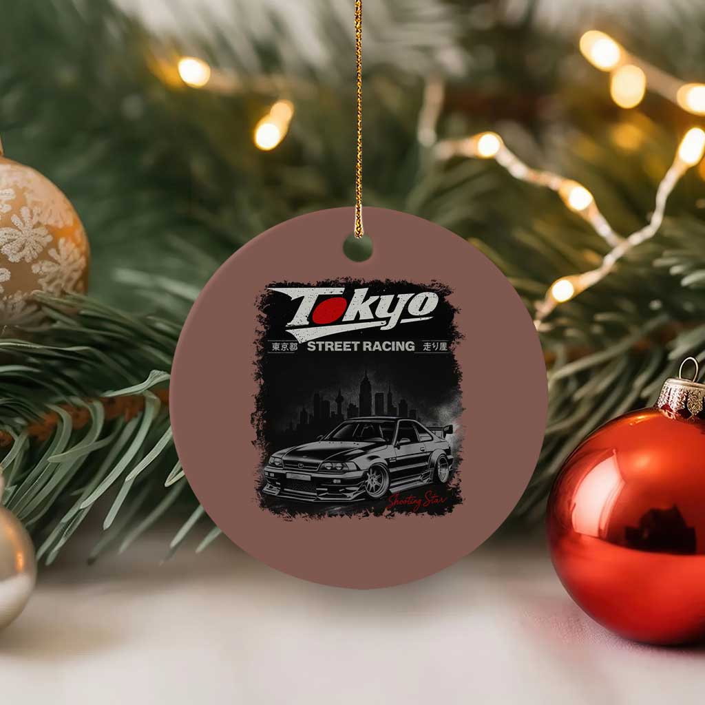 Retro JDM Drift Car Ceramic Ornament Japanese Tokyo Japan Drifting Race Car - Wonder Print Shop