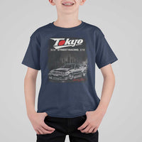 Retro JDM Drift Car T Shirt For Kid Japanese Tokyo Japan Drifting Race Car - Wonder Print Shop