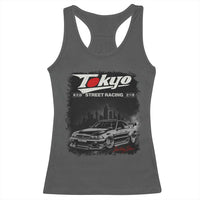 Retro JDM Drift Car Racerback Tank Top Japanese Tokyo Japan Drifting Race Car - Wonder Print Shop