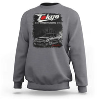 Retro JDM Drift Car Sweatshirt Japanese Tokyo Japan Drifting Race Car - Wonder Print Shop