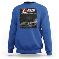 Retro JDM Drift Car Sweatshirt Japanese Tokyo Japan Drifting Race Car - Wonder Print Shop