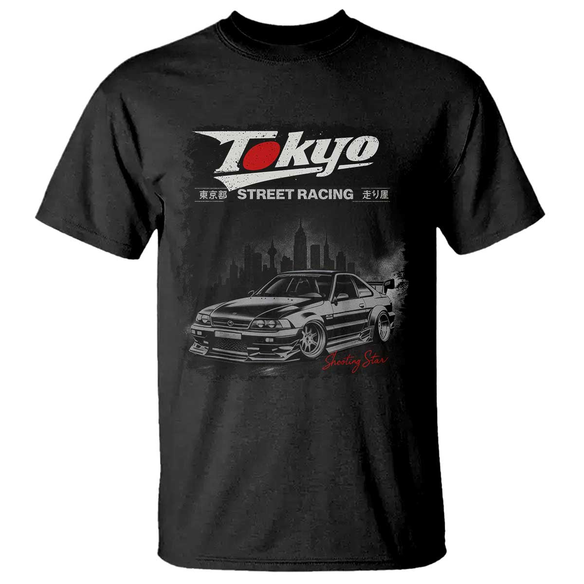 Retro JDM Drift Car T Shirt Japanese Tokyo Japan Drifting Race Car - Wonder Print Shop
