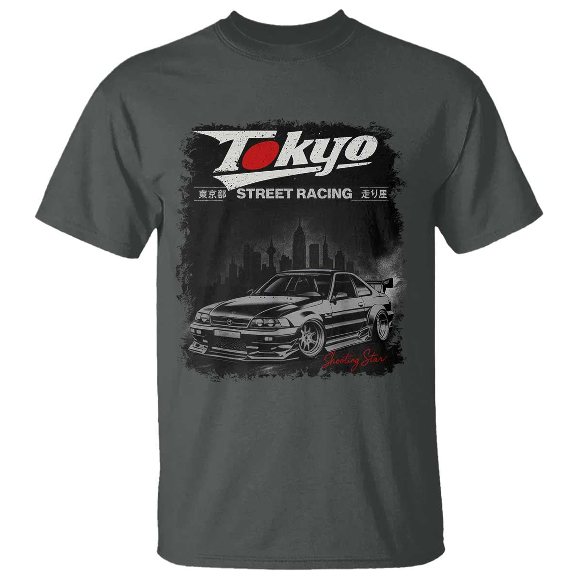 Retro JDM Drift Car T Shirt Japanese Tokyo Japan Drifting Race Car - Wonder Print Shop