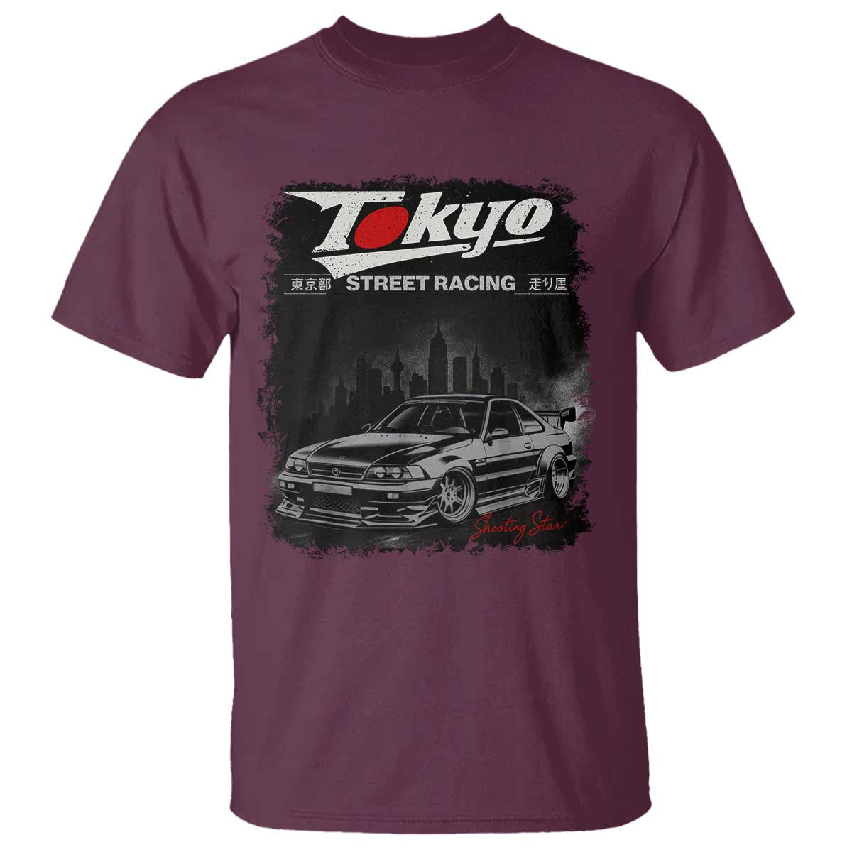 Retro JDM Drift Car T Shirt Japanese Tokyo Japan Drifting Race Car - Wonder Print Shop